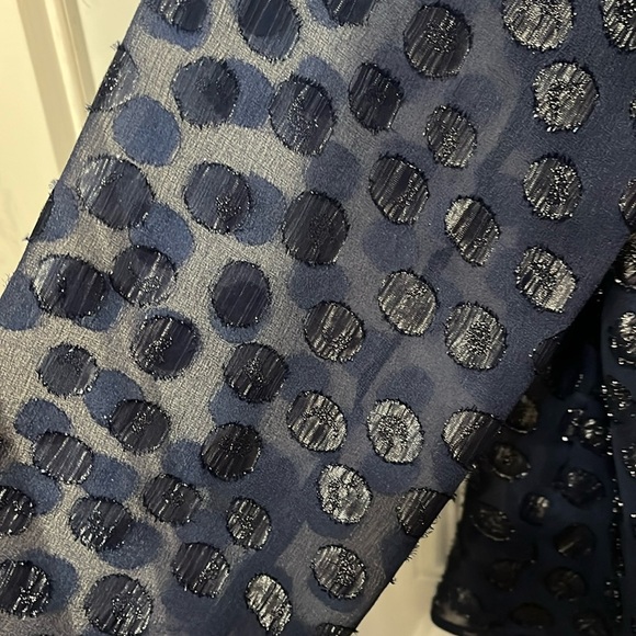 Jennifer Lopez faux tummy wrap Sheer Top XL - Picture 5 of 11